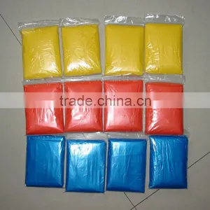 Disposable PE Thickening Portable Raincoat Poncho Wholesale thumbnail-1