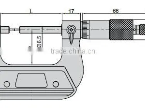 Precision Insize 3233-25BA Spindle Micrometer 0-25mm thumbnail-2