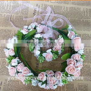 South Korean Children's Wreath Wreath Han Edition Simulation Girls Headdress Flower Wreath Wreath of Wedding Dress Accessories thumbnail-6