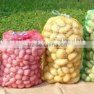 50x80cm Cheap and Good Quality Dark Green Hdpe Raschel Mesh Net Bags for Potatos and Oinon thumbnail-1