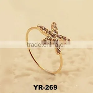 Fashion Popular Cheap Starfish Finger Rings With New Style Wholesale thumbnail-1