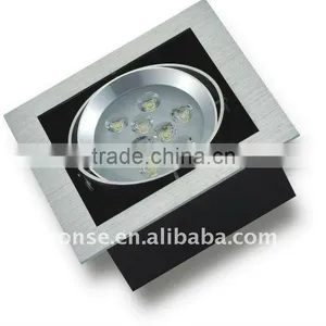 9W Aluminum Square Shape Led Grille Light thumbnail-1