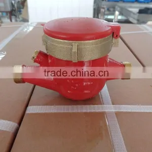 Multi Jet Vane Wheel Hot Water Meter With Red Body thumbnail-3