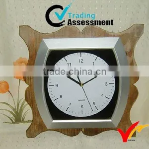 Hand Build Crafts Decorative Vintage Wood Wall Clock thumbnail-1