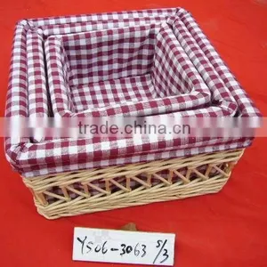 Wholesale Willow Storage Basket Without Handle thumbnail-1