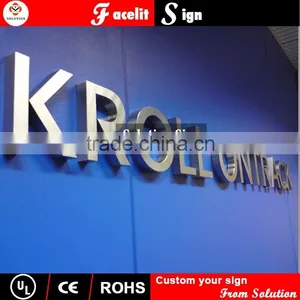 Brushed/mirror Build up Stainless Steel Letter for Shop Sign Letter Quality Choice thumbnail-1