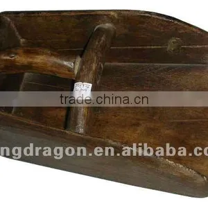 Chinese Antique Poplar Wood Shanxi Rice Measurement thumbnail-1