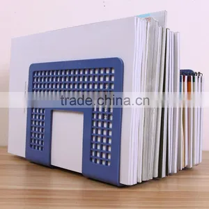 Office Desktop Cheap Adjustable Plastic Bookends thumbnail-5