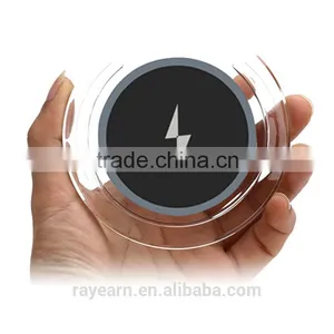 REYON Private Model Transparent Universal Mobile Phone Wireless Charger for Samsung ,iphone thumbnail-3