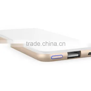 AWC840 Newly 5000mah Usb Mobile Phone Charger 2.5 D Glass and Titanium Alloy 5v 2a Charger Fast Usb Charger for Iphone 6 thumbnail-5