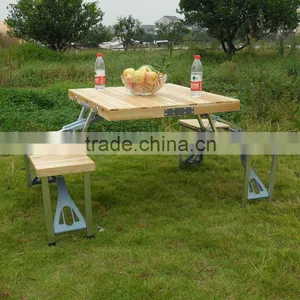 Wooden Garden Folding Table thumbnail-1