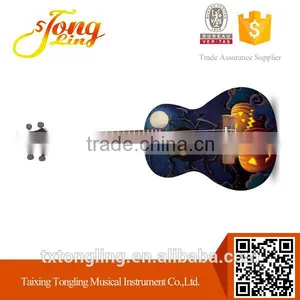 Best Brand Halloween Style Art Uklele Basswood Guitar Good Gifts For Student thumbnail-1