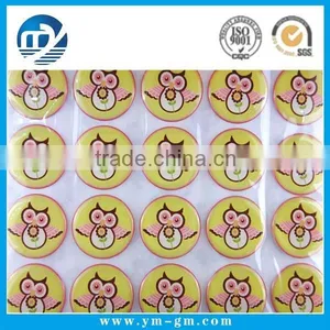 Clear Lovely Flexible Epoxy Vinyl Resin Doming Sticker thumbnail-1