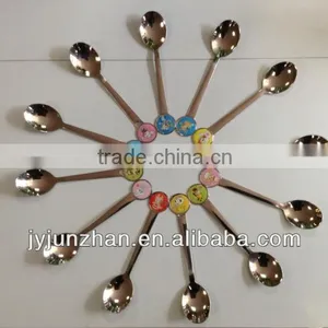 Stainless Cartoon Spoon With High Mirror Polishing and Nice Design ( 12 Different Designs) thumbnail-1