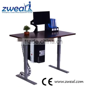 Modern Office Iron Standing Desk Factory Wholesale thumbnail-1