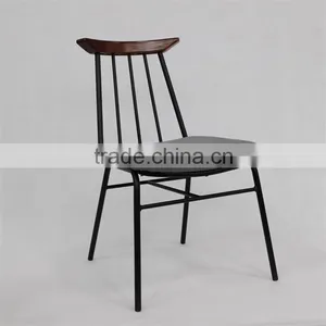 High Quality Wholesale Steel Tube Metal Chair thumbnail-2