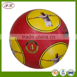 SIZE 4 Cheap Official Best Quality Rubber Soccer Ball thumbnail-2