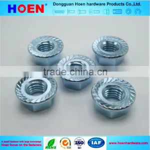 DIN6923 Carbon Steel Hexagon Flange Nut thumbnail-1