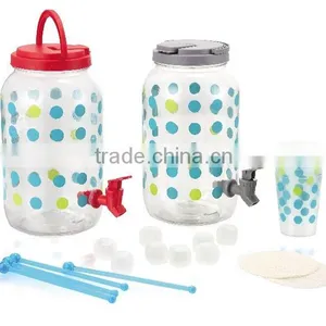 Cold Beverage Plastic 3.8L Drink Dispenser/ Cold Drinking Fountain/21pcs Drink Dispenser thumbnail-1