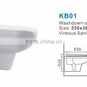Made in China Ceramic With Wall-hung Toilet Bwol Quality Choice thumbnail-2