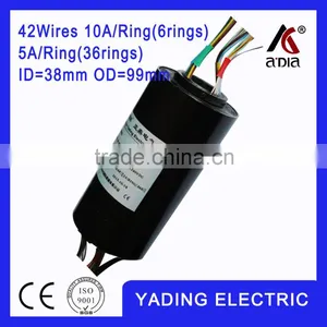 SRH 3899- 6p32s Through Bore Slip Ring ID38mm. OD99mm.38Wires, 10A X6wires 5Ax32wires thumbnail-1