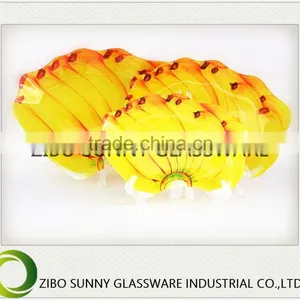 Banana Fruit Series of Glass Plate Are Happy thumbnail-1