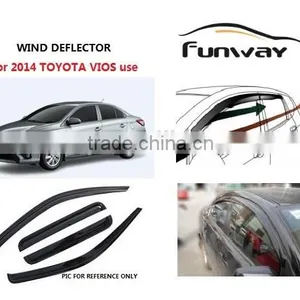 2014 TOYOTA VIOS Car Weather Deflector Rain Deflector thumbnail-1