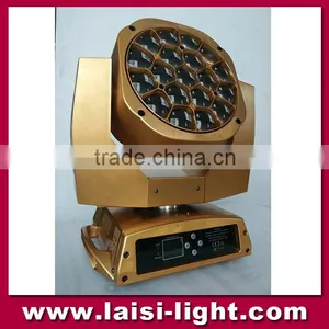 China New Bee Eye 19pcs*15w Zoom Moving Head Led Beam Light, 19pcs Rgbw 4In1 Zoom Wash Big Bee Eyes Stage Moving Head Light thumbnail-1