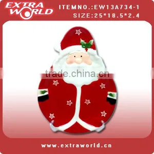 Christmas Ceramic Dip Tray Santa Design thumbnail-1