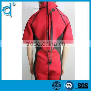 Waterproof Buckle Zipper Green and Black Jumpsuits Neoprene Wetsuits thumbnail-4