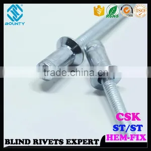 HIGH QUALITY HOT SELLING FACTORY HIGH STRENGTH HEM-LOK BLIND RIVETS FOR SOLAR PANEL thumbnail-4