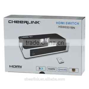 3x1 Hdmi Switch 301 Hdmi V1.3a With Full hd 1080p and 3d / Remote Control -black thumbnail-4