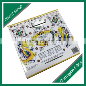 BOTH SIDES GLOSSY VARNISHED CORRUGATED PACKAGING BOX FOR BODY LOTION PACKAGING thumbnail-3