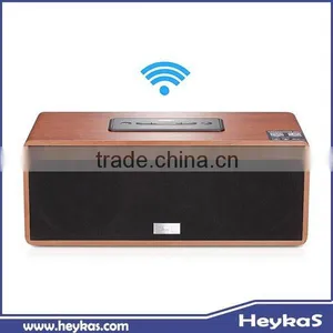 Wireless DlAN WiFi Android ISO Airplay Wooden Speaker Portable thumbnail-1