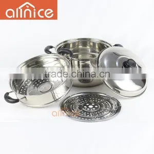 Allnice - 28cm Multipurpose Stainless Steel Steamer Pot, Fire Pot thumbnail-3