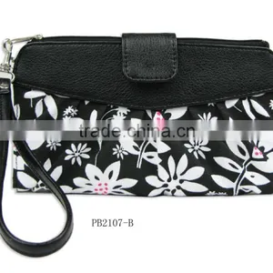 China Supplier Leather Purse Wallet Fashion Design Leather Clutch Bag Women Clutch Bag thumbnail-1