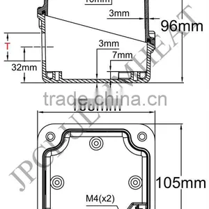 Type Y305 Immersion Heaters Connection Boxes 105x105x96 mm thumbnail-2