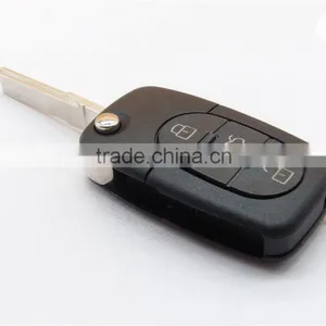 Car Key Blanks for VW With 3+panic Button Replacement Remote Key Shell(Round Head) thumbnail-5