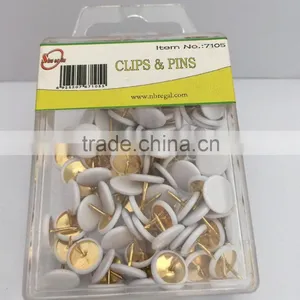 Color Vinyl Coated Drawing Pins Round Head Painting Pins Thumb Tack Quality Choice thumbnail-3
