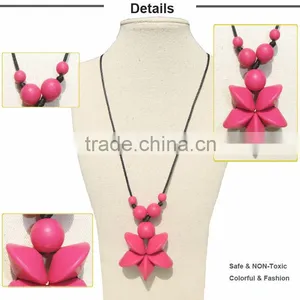 Silicone Teething Beads DIY Jewelry for Mother Jewelry Baby Chewing Necklaces thumbnail-1