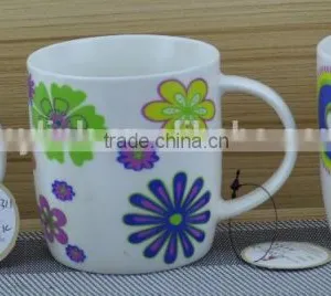 11OZ Colorful Kaleidoscope Full Decal Print Coffee Cups, Shiny Surface Porcelain Mug, KL5004-A414 thumbnail-2