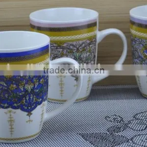11OZ Knitting Full Decal Printed Coffee Cups, Shiny Surface Porcelain Mug, KL5004-1055 thumbnail-5