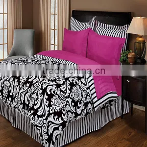 King Size 8pcs Printed Comforter Set thumbnail-6