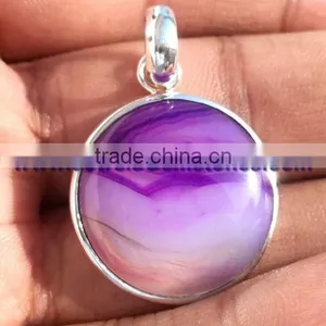 Sterling Silver Sunstone Pendant, Semiprecious Stone Pendant K3010, Diamond Pendant thumbnail-1