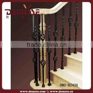 Indoor Stair Railing/iron Stair Balusters/custom Wrought Iron Railings thumbnail-1
