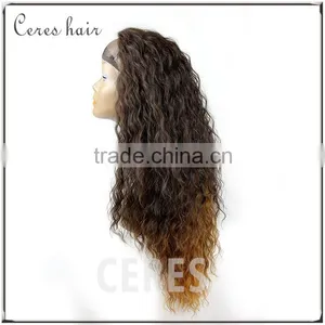 Brazilian Ombre 22 Inch Thick Human Hair Wig 180% Density Full Lace Wigs for Black Women thumbnail-1