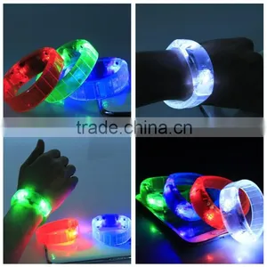 Party Supply LED Sound and Music Activated Bracelet Party Supplies thumbnail-1
