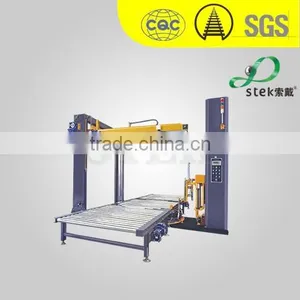WM303A Fully Auto Conveyorized Pallet Wrapper + Top Sheet Dispenser thumbnail-1