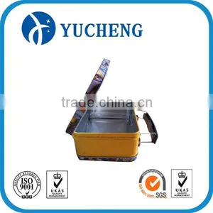 Wholesales Custom Carton Metal Handle Tin Box With Lock for Promotion thumbnail-5