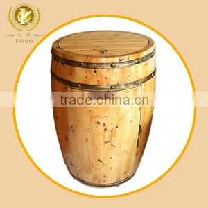 Handmade Barrel Bar Set, Wine Barrel Bar Furniture thumbnail-1